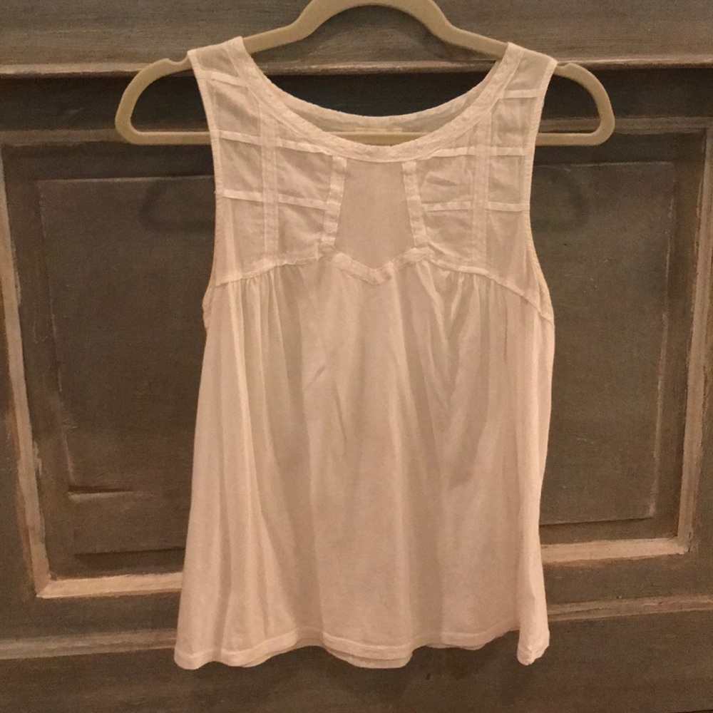 White cotton tank